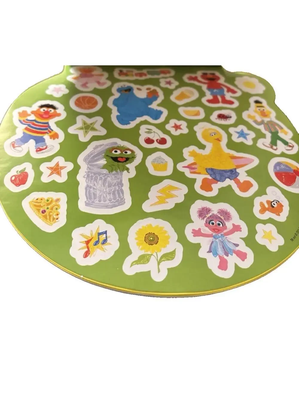 Sesame Street Oscar the Grouch Shaped Sticker Book Over 300 Stickers 4 Sheets